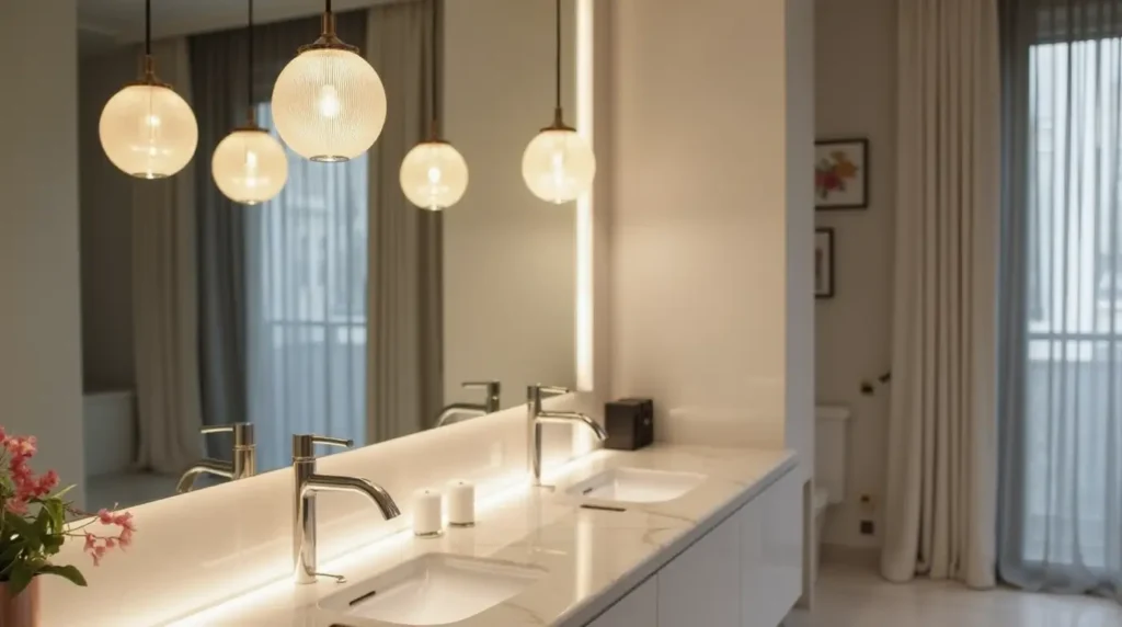 bathroom pendant lighting